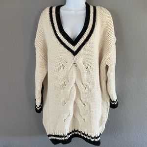 Zara oversized knit sweater dress